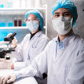 Life sciences and insurance scientists