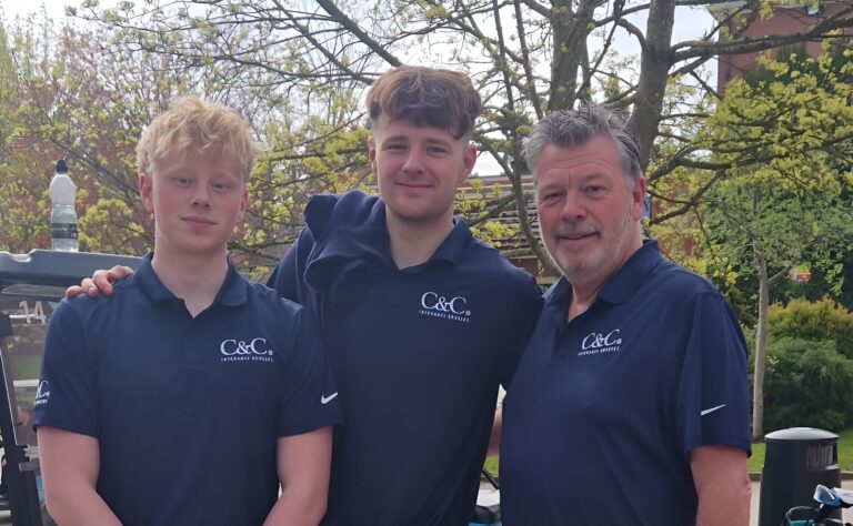 Sale Sharks golf day atended by Malc, Miles and Hugo Cooke